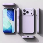 Ringke Magnetic Back Cover Σιλικόνης Μωβ (iPhone 17 Pro)