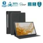 Mobilis Re.life Flip Cover Μαύρη (Galaxy Tab S10, Galaxy Tab S9 FE)