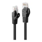 Lindy U/UTP Cat.6 Καλώδιο Δικτύου Ethernet 5m Μαύρο 1τμχ 48195