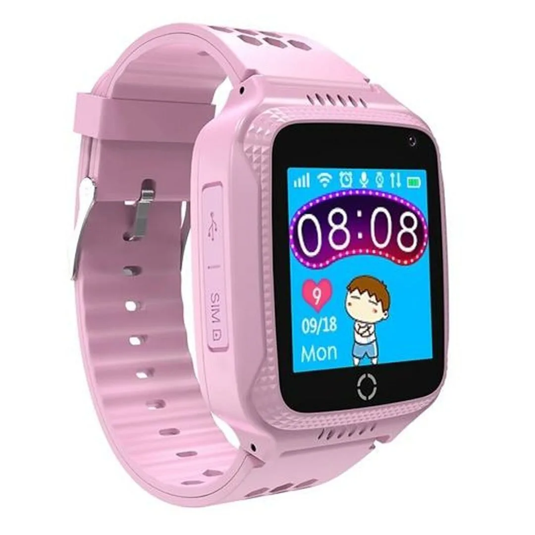 20250916022929_celly_paidiko_smartwatch_me_louraki_apo_kaoutsouk_plastiko_roz_s8427576 Celly Παιδικό Smartwatch με Κάμερα Ροζ S8427576 - Image 1
