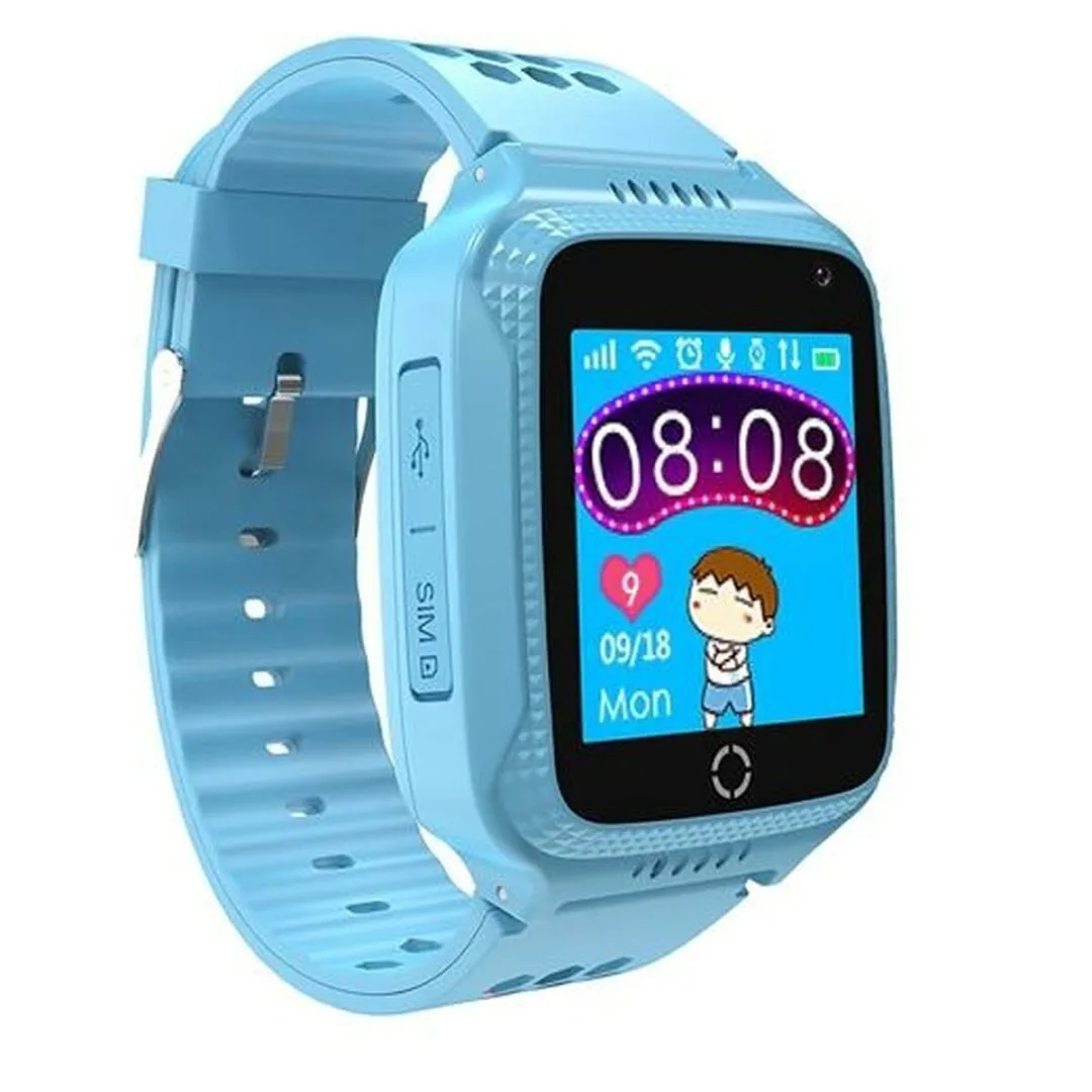 20250916022930_celly_paidiko_smartwatch_me_louraki_apo_kaoutsouk_plastiko_mple_s8427575 Celly Παιδικό Smartwatch με Κάμερα Μπλε S8427575 - Image 1