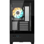 Gigabyte C201 Midi Tower Κουτί Υπολογιστή με Πλαϊνό Παράθυρο και RGB Φωτισμό Μαύρο