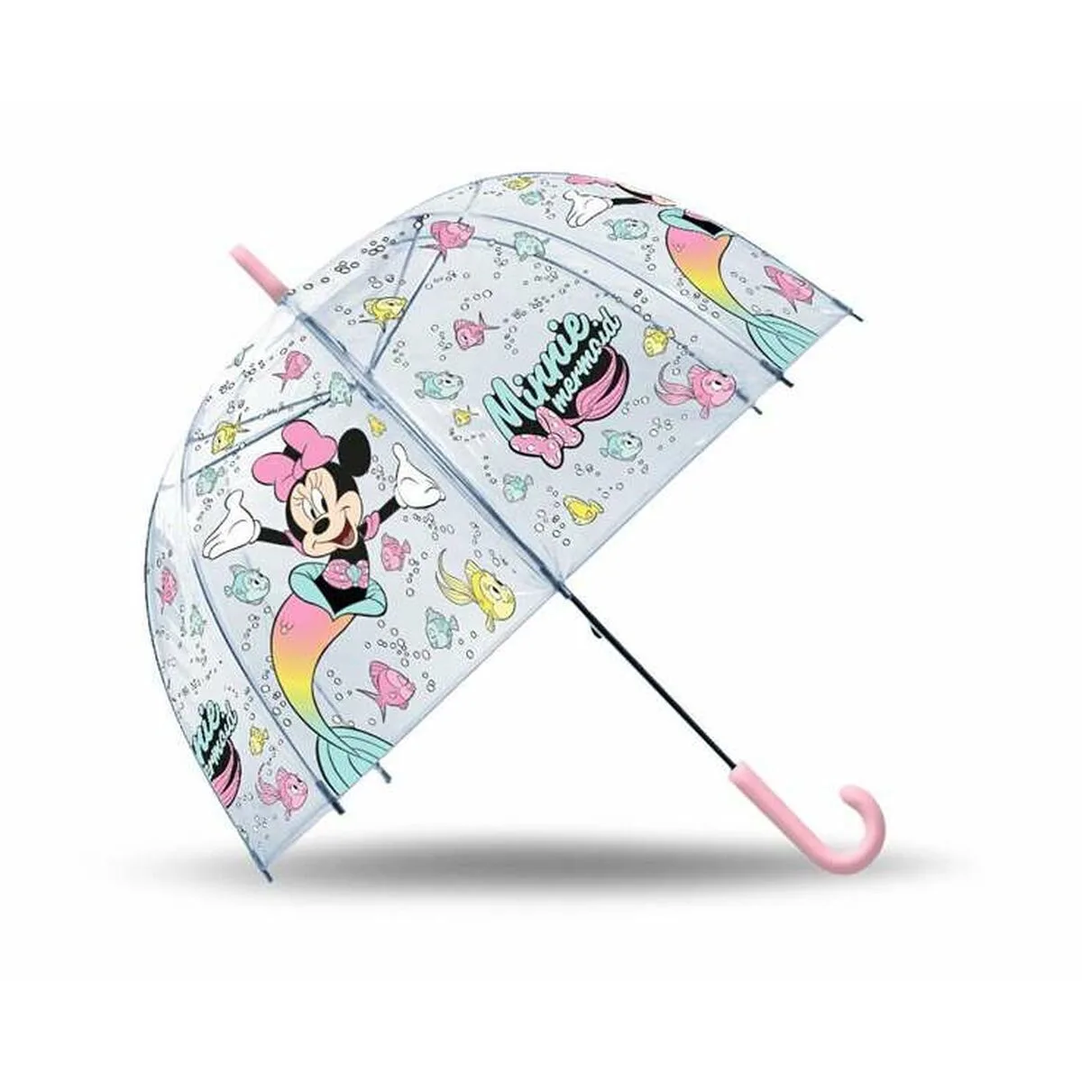 20250917113642_minnie_mouse_paidiki_omprela_mpastouni_diafani_me_diametro_46ek_s2436477 Minnie Mouse Παιδική Ομπρέλα Μπαστούνι Διάφανη με Διάμετρο 46εκ. S2436477 - Image 1