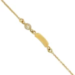 Xryseio Παιδικό Βραχιόλι Ταυτότητα από Χρυσό 18K BC9680