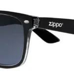 Zippo Unisex Γυαλιά Ηλίου με Μαύρο Κοκκάλινο Σκελετό και Μαύρο Φακό OB21-34