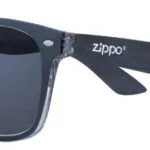 Zippo Unisex Γυαλιά Ηλίου με Γκρι Κοκκάλινο Σκελετό και Μπλε Φακό OB21-42