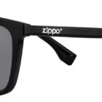 Zippo Unisex Γυαλιά Ηλίου με Μαύρο Κοκκάλινο Σκελετό και Μαύρο Φακό OB223-1