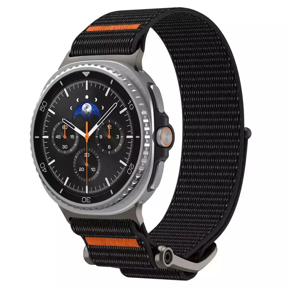 Spigen DuraPro Flex Λουράκι Υφασμάτινο Μαύρο (Galaxy Watch 8 / 8 Classic) AMP10116 - Image 1