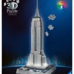 Empire State Building With Light Puzzle 3D 216pcs