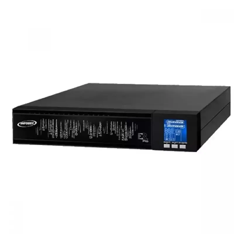 Infosec E3 Pro UPS On-Line 2000VA 1800W με 5 IEC Πρίζες - Image 1