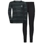 Odlo Active Warm Eco Παιδικό Ισοθερμικό Σετ Μαύρο 159449-60066