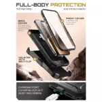 Supcase Back Cover Tempered Glass Μαύρο (iPhone 17 Pro)