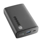 Cellular Line ELITE Power Bank 20000mAh 18W με Θύρα USB-A και Θύρα USB-C Μαύρο