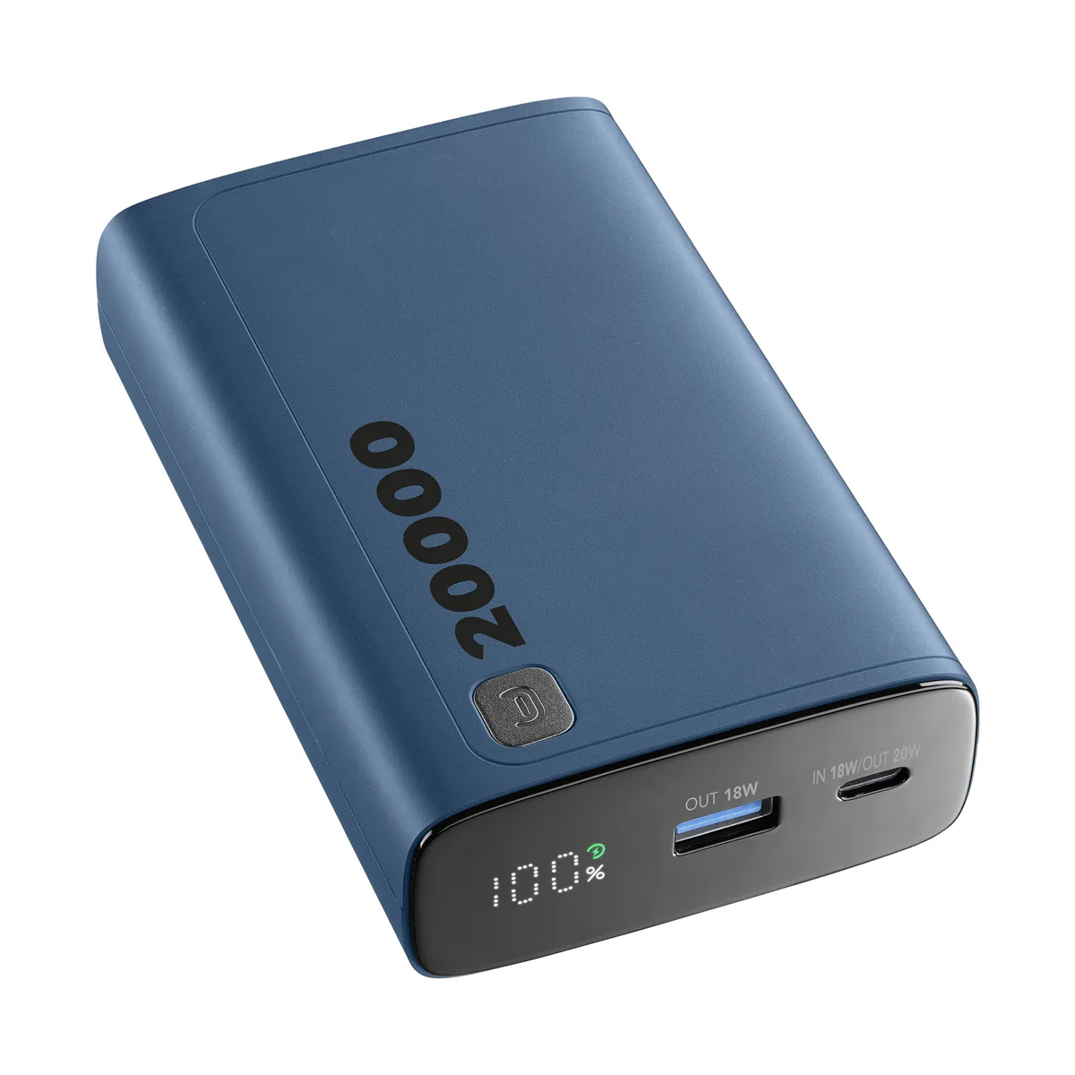 Cellular Line ELITE Power Bank 20000mAh με Θύρα USB-A και Θύρα USB-C Μπλε - Image 1