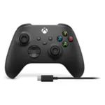 Microsoft Ασύρματο & Ενσύρματο Gamepad για Xbox Series Μαύρο