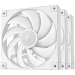 Deepcool FD14 Case Fan 140mm με Σύνδεση 4-Pin PWM 3τμχ Λευκό