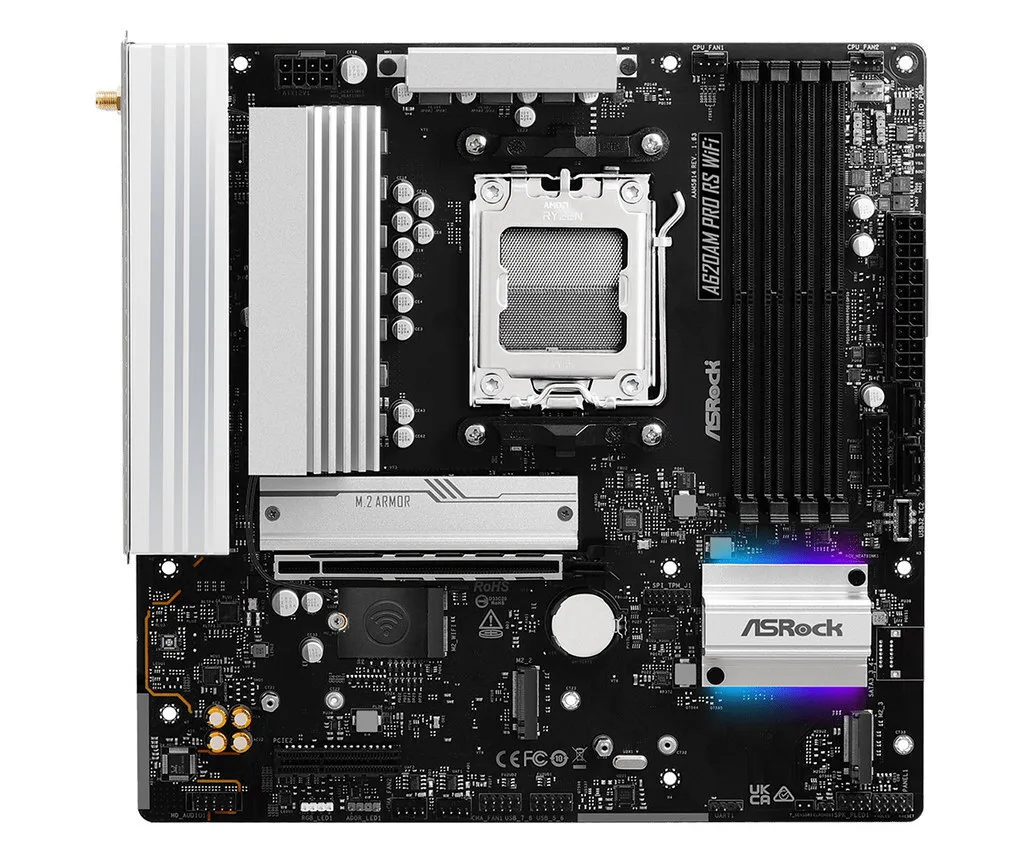 20250922165223_dedef646 ASRock A620AM Pro RS Motherboard Micro ATX με AMD AM5 Socket 90-MXBSV0-A0UAYZ - Image 1