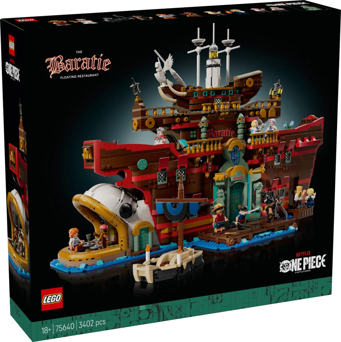 20250923144852_7eac6035 LEGO Τουβλάκια One Piece - The Baratie Floating Restaurant για 18+ Ετών 3402τμχ 75640 - Image 1