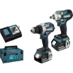 Makita DLX2533TJ Σετ Δραπανοκατσάβιδο & Μπουλονόκλειδο με 2 Μπαταρίες 5Ah