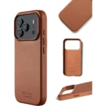 Mujjo Full Back Cover Δερμάτινο 1mm Καφέ (iPhone 17 Pro)
