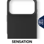 Cellular Line Back Cover Σιλικόνης Μαύρο (iPhone 17 Pro)
