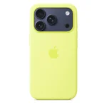 Apple Silicone Case with MagSafe Back Cover Σιλικόνης Neon Yellow (iPhone 17 Pro) MGFF4ZM/A
