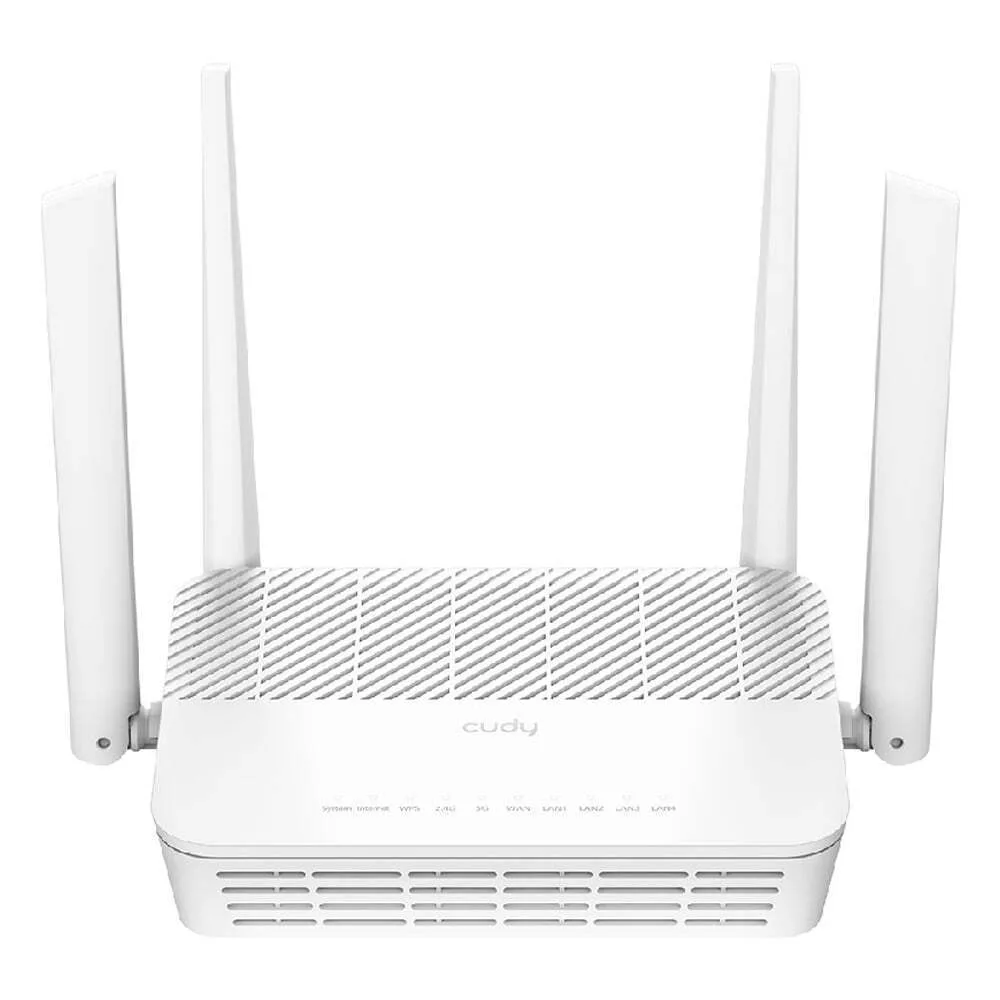 Cudy WR3000P v1 Ασύρματο Router Wi‑Fi 6 με 4 Θύρες Gigabit - Image 1