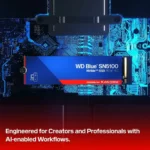 Western Digital Blue SSD 2TB PCle Card NVMe WDS200T5B0E