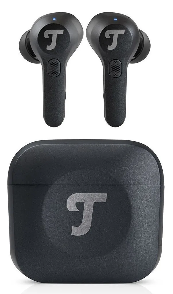 Teufel Airy TWS Pro In-ear Bluetooth Handsfree Ακουστικά με Αντοχή στον Ιδρώτα και Θήκη Φόρτισης Μαύρα - Image 1