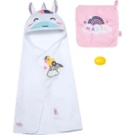 ZAPF Creation Baby Born Αξεσουάρ Hooded Towel Set 837573