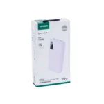 Ugreen PB312 Power Bank 20000mAh 20W με 2 Θύρες USB-A και Θύρα USB-C Power Delivery Μωβ