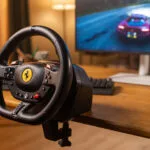 Thrustmaster T98 Ferrari 296 GTS Τιμονιέρα με Πετάλια για PC
