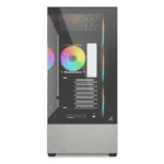 Sharkoon AK7 ARGB Gaming Midi Tower Κουτί Υπολογιστή με Πλαϊνό Παράθυρο Μαύρο