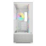 Sharkoon AK7 ARGB Gaming Midi Tower Κουτί Υπολογιστή με Πλαϊνό Παράθυρο Λευκό