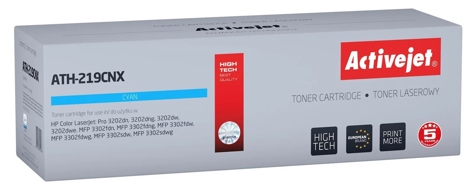 20251001105432_active_jet_symvato_toner_gia_laser_ektypoti_hp_mayro_me_chip_ath_219cnx Active Jet Συμβατό Toner για Laser Εκτυπωτή HP Μαύρο με Chip ATH-219CNX - Image 1