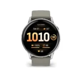 Garmin Venu 4 Stainless Steel 45mm Αδιάβροχο Smartwatch με Παλμογράφο (Silver with Silver Gray)