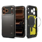 Spigen Tough Armor T MagSafe Back Cover Πλαστικό / Σιλικόνης 1.2mm Γκρι (iPhone 17 Pro Max) ACS10298
