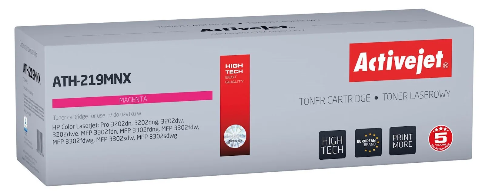 20251001120121_active_jet_symvato_toner_gia_laser_ektypoti_hp_w2193x_2500_selidon_matzenta_me_chip_ath_219mnx Active Jet Συμβατό Toner για Laser Εκτυπωτή HP W2193X 2500 Σελίδων Ματζέντα με Chip ATH-219MNX - Image 1