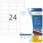 Herma 600 Αυτοκόλλητες Ετικέτες Α4 Ορθογώνιες 4691 66x33.8mm