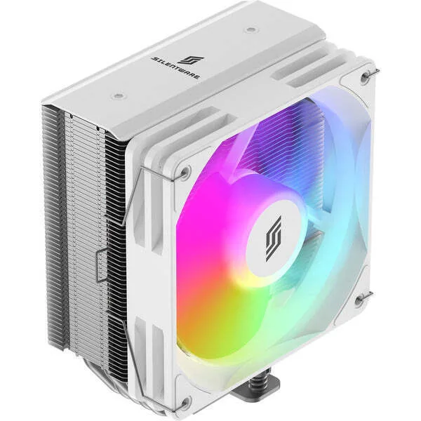 20251002142005_90a55499 Silentware Bora Ψύκτρα Επεξεργαστή για Socket AM4/AM5/1200/115x/1700 με RGB Φωτισμό Λευκή - Image 1