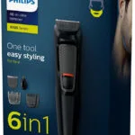 Philips Multigroom Series 3000 Επαναφορτιζόμενη Κουρευτική Μηχανή Μαύρη MG3711/15