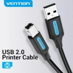 Vention USB 2.0 Cable USB-A male - USB-B male Μαύρο 1m COQBF