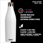 Sigg Meridian Μπουκάλι Θερμός Ανοξείδωτο BPA Free 700ml Λευκό 8999.80