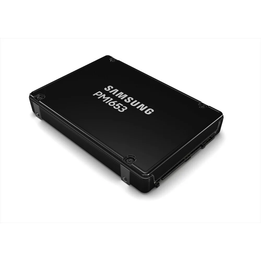 Samsung PM1653 SSD 15.4TB τύπου 2.5'' με σύνδεση SAS 3.0 MZILG15THBLA-00A07 Bulk - Image 1
