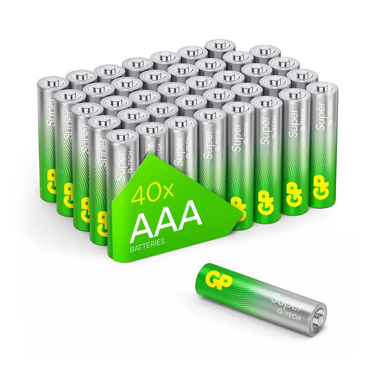 20251003171917_gp_batteries_super_alkalikes_mpataries_aaa_1_5v_40tmch_gpsup24a011s40 GP Batteries Super Αλκαλικές Μπαταρίες AAA 1.5V 40τμχ GPSUP24A011S40 - Image 1