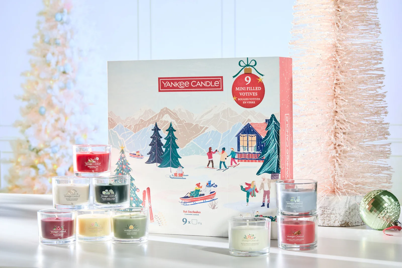 20251006093029_yankee_candle_diakosmitiko_keri_apres_ski_9tmch_2652674 Yankee Candle Διακοσμητικό Κερί Apres Ski Μπάλα Πολύχρωμο 9τμχ 2652674 - Image 1