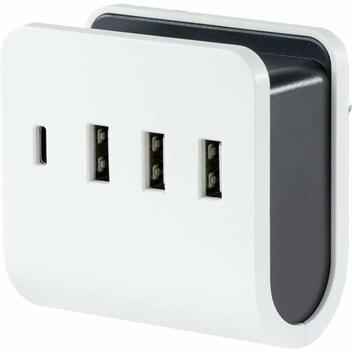 20251006141733_rev_exoteriki_priza_reymatos_me_4_thyres_usb_leyki_0020820103 REV Εξωτερική Πρίζα με 4 Θύρες USB Λευκή 0020820103 - Image 1