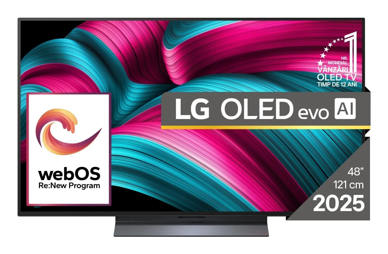 20251007163257_960c5885 LG Smart Τηλεόραση 48" 4K UHD OLED Evo AI C5 HDR (2025) OLED48C51LA - Image 1