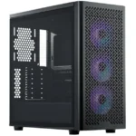 CoolerMaster Elite 502 Gaming Midi Tower Κουτί Υπολογιστή με Πλαϊνό Παράθυρο Μαύρο
