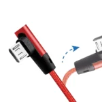 LogiLink Braided USB 2.0 to micro USB Cable Κόκκινο 0.3m (CU0149)